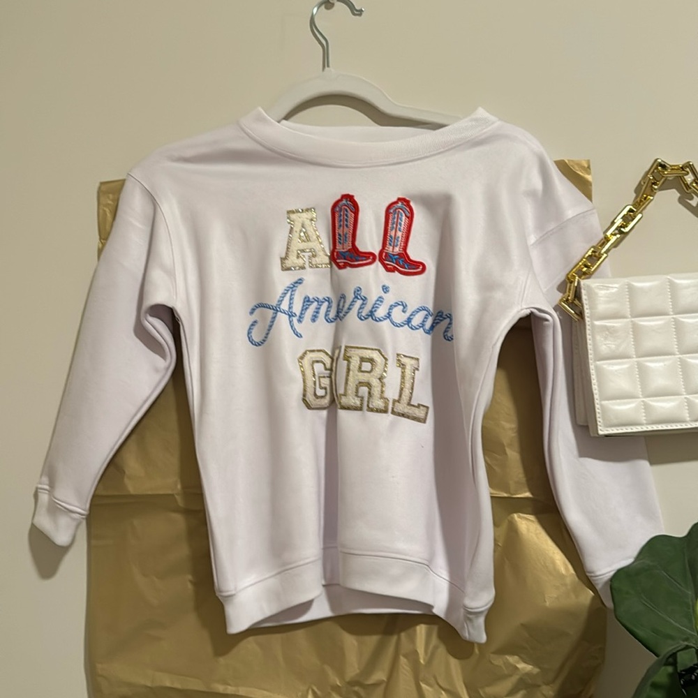 Judith, March, All American Girl Sweatshirt